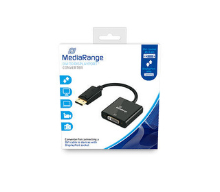 MediaRange MRCS174 câble vidéo et adaptateur 0,15 m DVI DisplayPort Noir