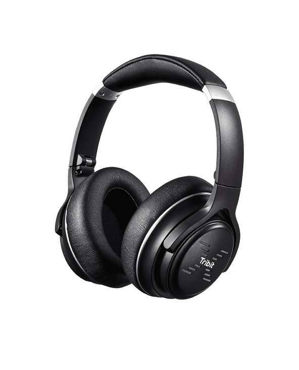Tribit Audio XFree Go Casque Arceau Connecteur de 3,5 mm Bluetooth Noir, Argent