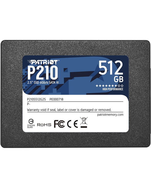 Patriot Memory P210 2.5" 512 Go Série ATA III