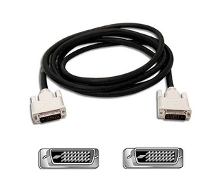 Belkin DVI-D/DVI-D, M/M, 1.8m câble DVI 1,8 m Noir