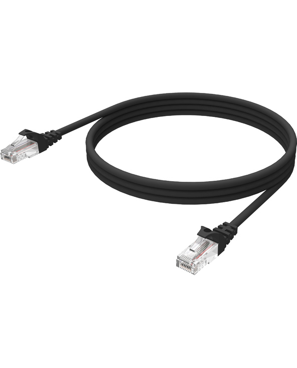 Vision TC-3MCAT6-BL câble de réseau Noir 3 m Cat6 U/UTP (UTP)