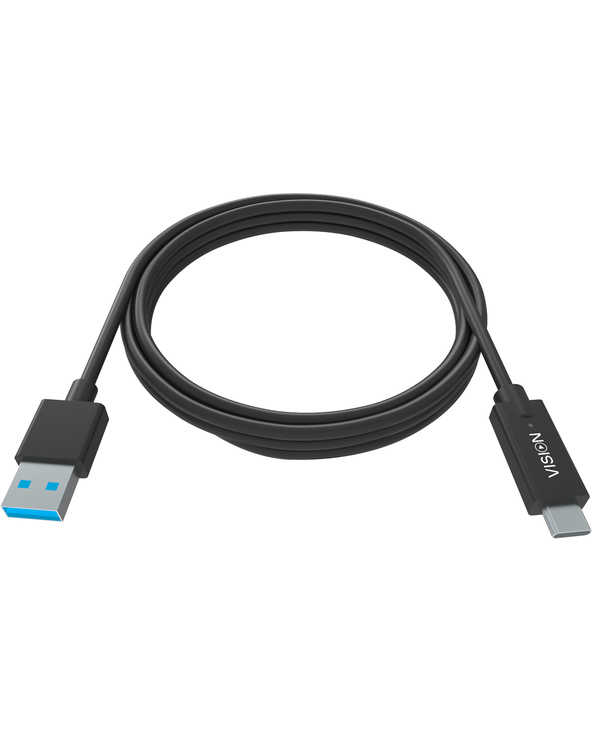 Vision TC 1MUSBCA/BL câble USB 1 m USB 3.2 Gen 1 (3.1 Gen 1) USB A USB C Noir
