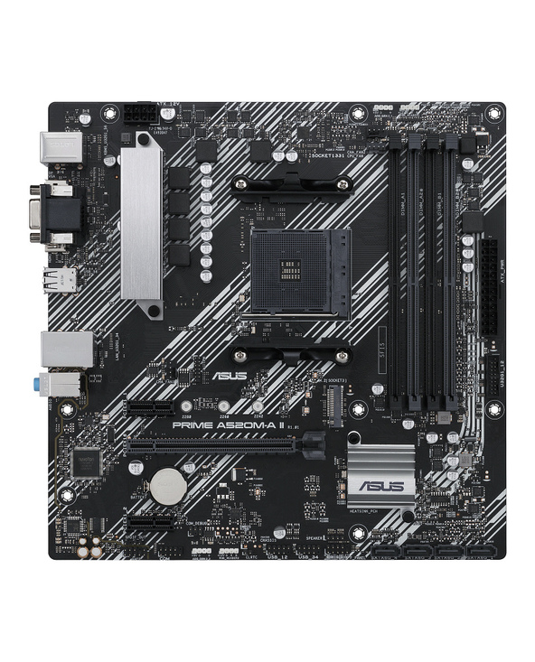 ASUS PRIME A520M-A II AMD A520 Emplacement AM4 micro ATX