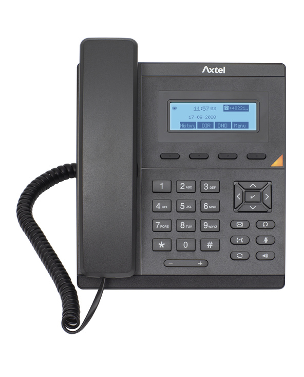 Axtel AX-200 téléphone fixe Noir 1 lignes LCD