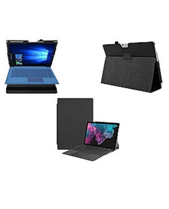 DLH COQUE ETUI FOLIO (COMPATIBLE CLAVIER) POUR MICROSOFT SURFACE PRO 7 / SURFACE PRO 6 / SURFACE PRO 5 / SURFACE PRO 4 Folio 12.
