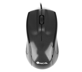 NGS Black Mist souris Droitier USB Type-A Optique 800 DPI