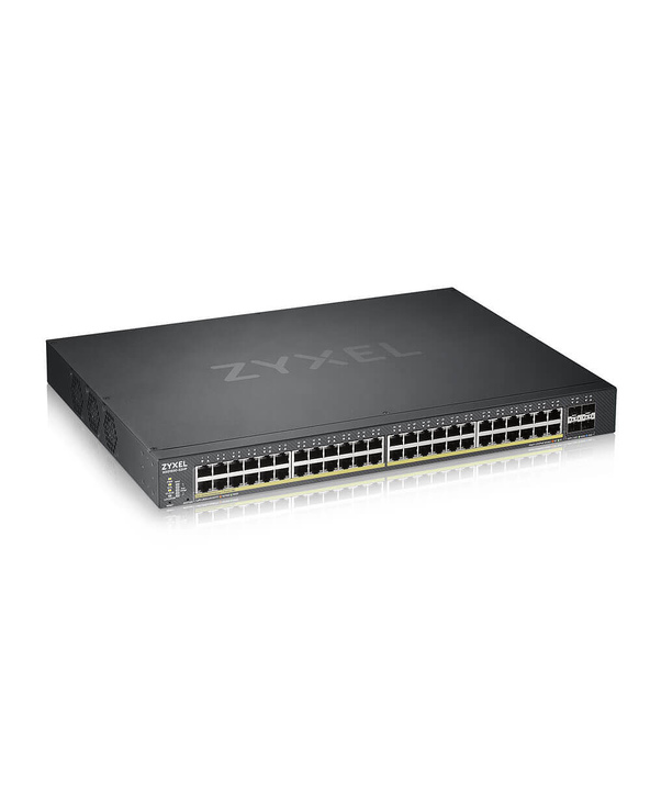 Zyxel XGS1930-52HP Géré L3 Gigabit Ethernet (10/100/1000) Connexion Ethernet, supportant l'alimentation via ce port (PoE) Noir