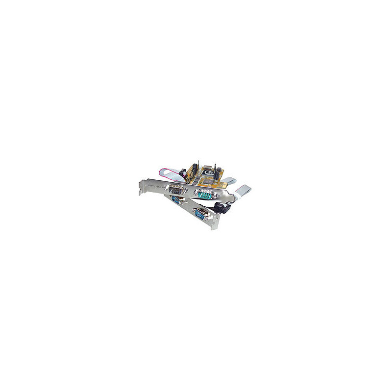 Carte Série Interne Digitus 2 Ports DB9 - PCI Express - Pour RS232 - Compatible Windows 7/10