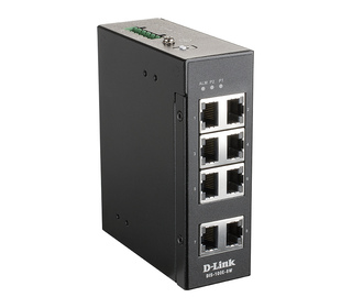 D-Link DIS-100E-8W commutateur réseau Non-géré L2 Fast Ethernet (10/100) Noir