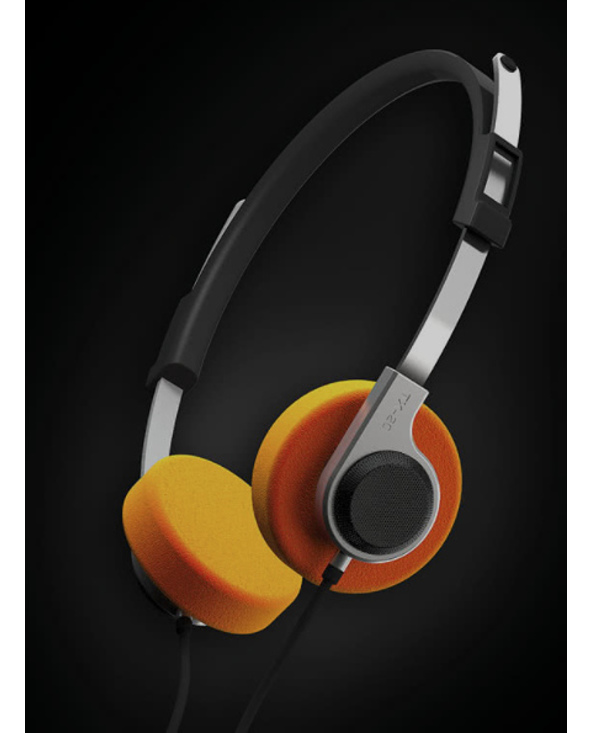 Gioteck TX-20 Casque Arceau Connecteur de 3,5 mm Noir, Orange, Argent