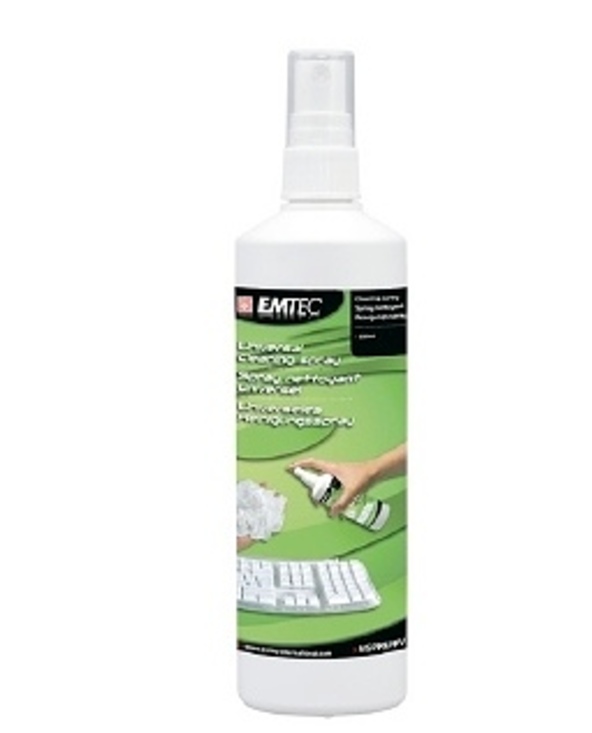 Emtec NSPRUNIV kit de nettoyage pour ordinateur Écrans/Plastiques Nettoyeur  à air comprimé pour équipement électronique