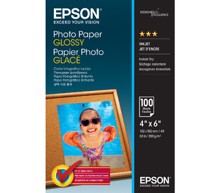 Epson Photo Paper Glossy - 10x15cm - 100 Feuilles