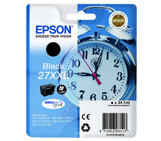 Epson Alarm clock 27XXL DURABrite Ultra cartouche d'encre 1 pièce(s) Original Noir