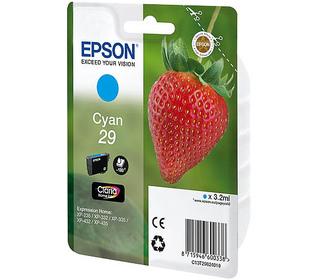 Epson Strawberry 29 C cartouche d'encre 1 pièce(s) Original Rendement standard Cyan