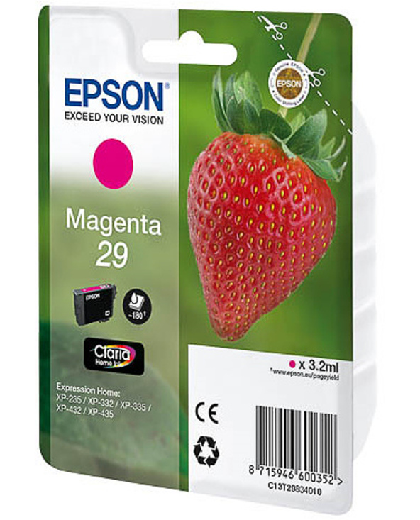 Epson Strawberry 29 M cartouche d'encre 1 pièce(s) Original Rendement standard Magenta
