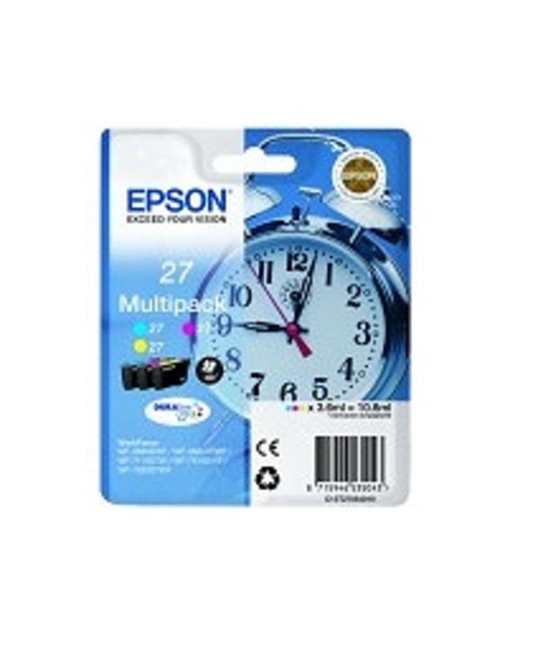 Epson Alarm clock 27XL DURABrite Ultra cartouche d'encre 1 pièce(s) Original Rendement élevé (XL) Cyan, Magenta, Jaune