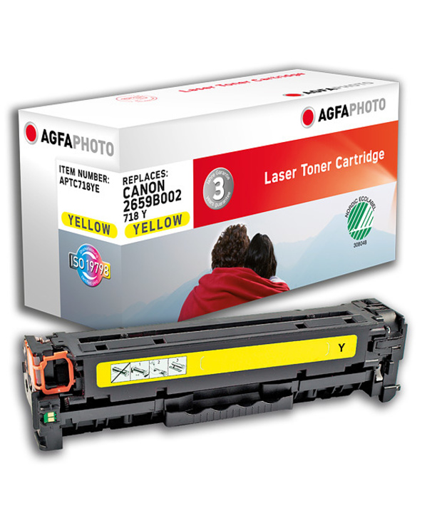 AgfaPhoto APTC718YE Cartouche de toner 1 pièce(s) Jaune