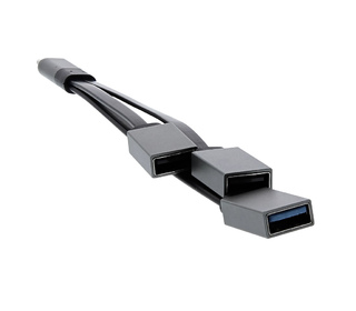 T'nB TCM3USBF changeur de genre de câble USB Type C 3x USB Type A