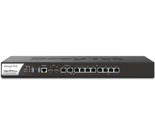 Draytek VIGOR 3910 Géré L2/L3 10G Ethernet (100/1000/10000) Noir, Argent