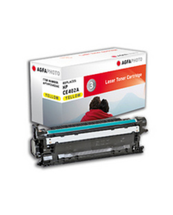 AgfaPhoto CE402A Cartouche de toner 1 pièce(s) Jaune