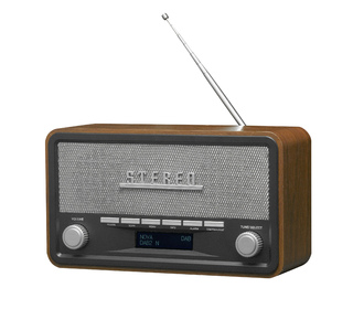 Denver DAB-18 Radio portable Personnel Analogique et numérique Noir, Gris