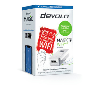 Devolo Magic 2 WiFi Next 2400 Mbit/s Ethernet/LAN Blanc 1 pièce(s)