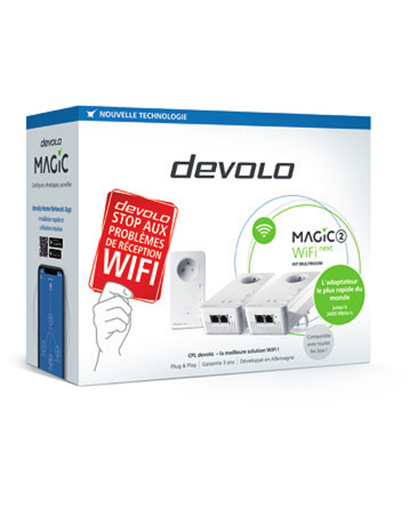 Devolo Magic 2 WiFi next 2400 Mbit/s Ethernet/LAN Blanc
