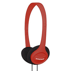 Koss KPH7 Écouteurs Arceau Connecteur de 3,5 mm Rouge