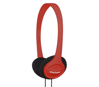Koss KPH7 Écouteurs Arceau Connecteur de 3,5 mm Rouge