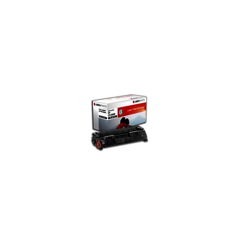 AgfaPhoto Toner BK, rpl CF280A Cartouche de toner 1 pièce(s) Noir