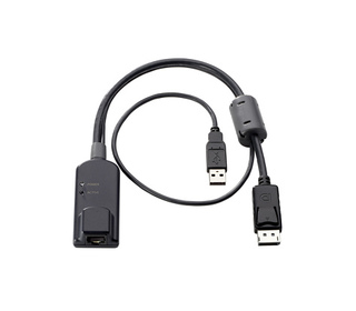 Hewlett Packard Enterprise KVM Console USB/Display Port Interface Adapter câble kvm Noir