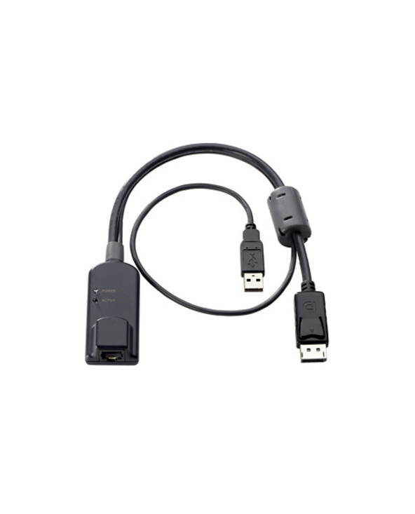 Hewlett Packard Enterprise KVM Console USB/Display Port Interface Adapter câble kvm Noir
