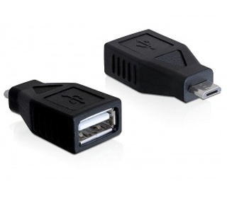 DeLOCK 65296 changeur de genre de câble USB 2.0-A USB Micro-B Noir