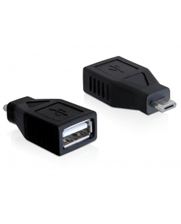 DeLOCK 65296 changeur de genre de câble USB 2.0-A USB Micro-B Noir