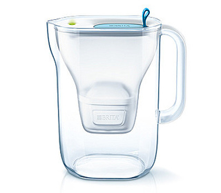 Brita Style Filtre à eau pour carafe 2,4 L Bleu, Transparent