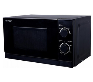 Sharp Home Appliances R-200BKW micro-onde Comptoir 20 L 800 W Noir