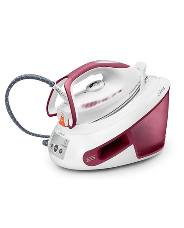 Calor SV8012C0 Centrale vapeur 2800 W 1,8 L Semelle Durilium Bordeaux, Blanc