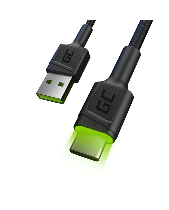 Green Cell KABGC06 câble USB 1,2 m USB A USB C Noir