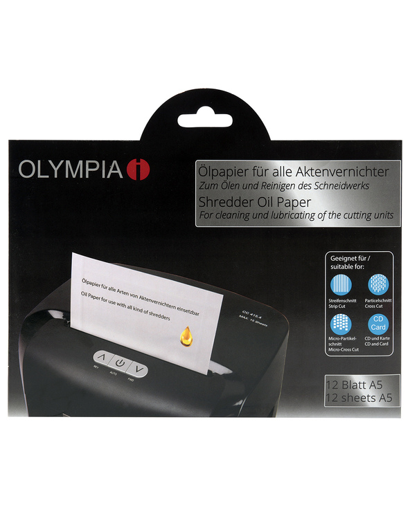 Olympia 9130 accessoire pour déchiqueteuse à papier 12 pièce(s) Huile de lubrification