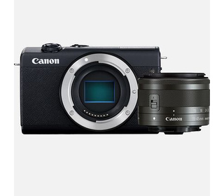 Canon EOS M200 + EF15-45MM F/3.5-6.3 IS STM MILC 24,1 MP CMOS 6000 x 4000 pixels Noir