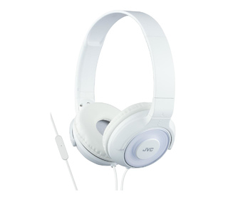 JVC HA-SR225-W-E Casque léger Superior Sound avec télécommande microphone