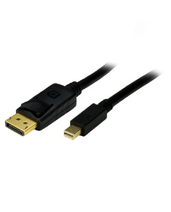 MCL MC395-2M câble DisplayPort Mini DisplayPort Noir