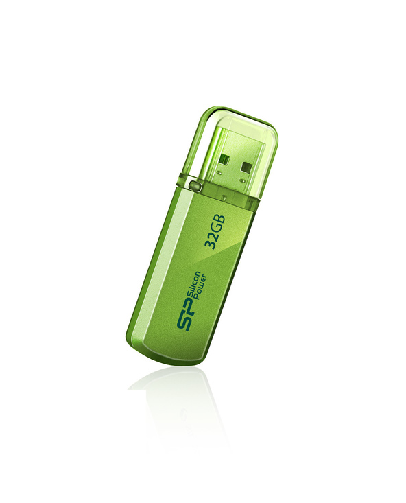 Silicon Power 32GB Helios 101 lecteur USB flash 32 Go USB Type-A 2.0 Vert
