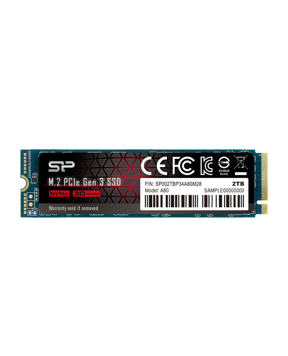 Silicon Power SP256GBP34A80M28 disque SSD M.2 256 Go PCI Express 3.0 SLC NVMe