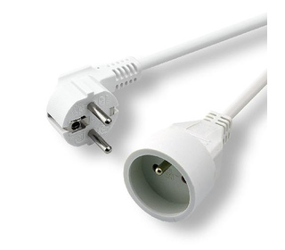 MCL MC910-3M/W câble électrique Blanc Prise d'alimentation type F