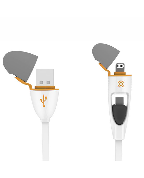 XtremeMac XCL-UNC-13 câble USB 1,1 m USB 3.2 Gen 1 (3.1 Gen 1) USB A Blanc