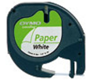 DYMO 12mm LetraTAG Paper tape ruban d'étiquette