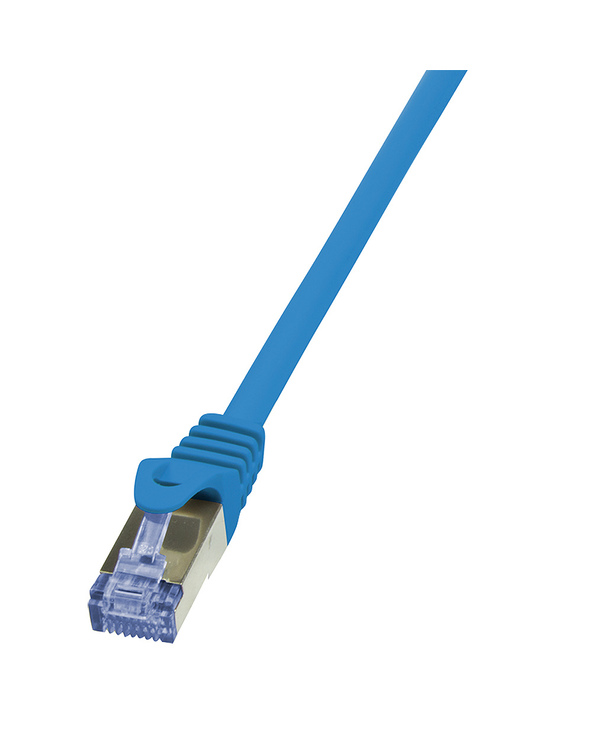 LogiLink 0.25m Cat.6A 10G S/FTP câble de réseau Bleu 0,25 m Cat6a S/FTP (S-STP)