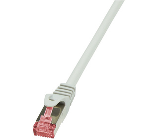 LogiLink Cat.6 S/UTP, 0.25m câble de réseau Gris 0,25 m Cat6 S/FTP (S-STP)