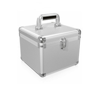 ICY BOX IB-AC628 Housse de disques de stockage Suitcase case Aluminium Argent